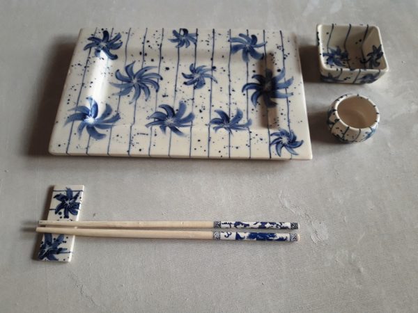 Set de Sushi de cerámica artesanal GEA