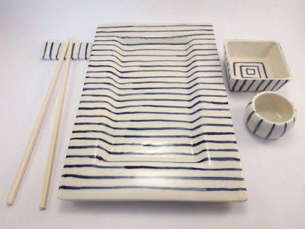 Set de Sushi de cerámica artesanal GEA