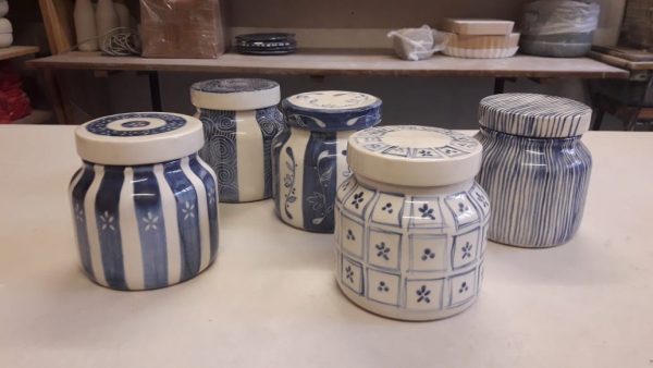 Tarro Grande de cerámica artesanal GEA