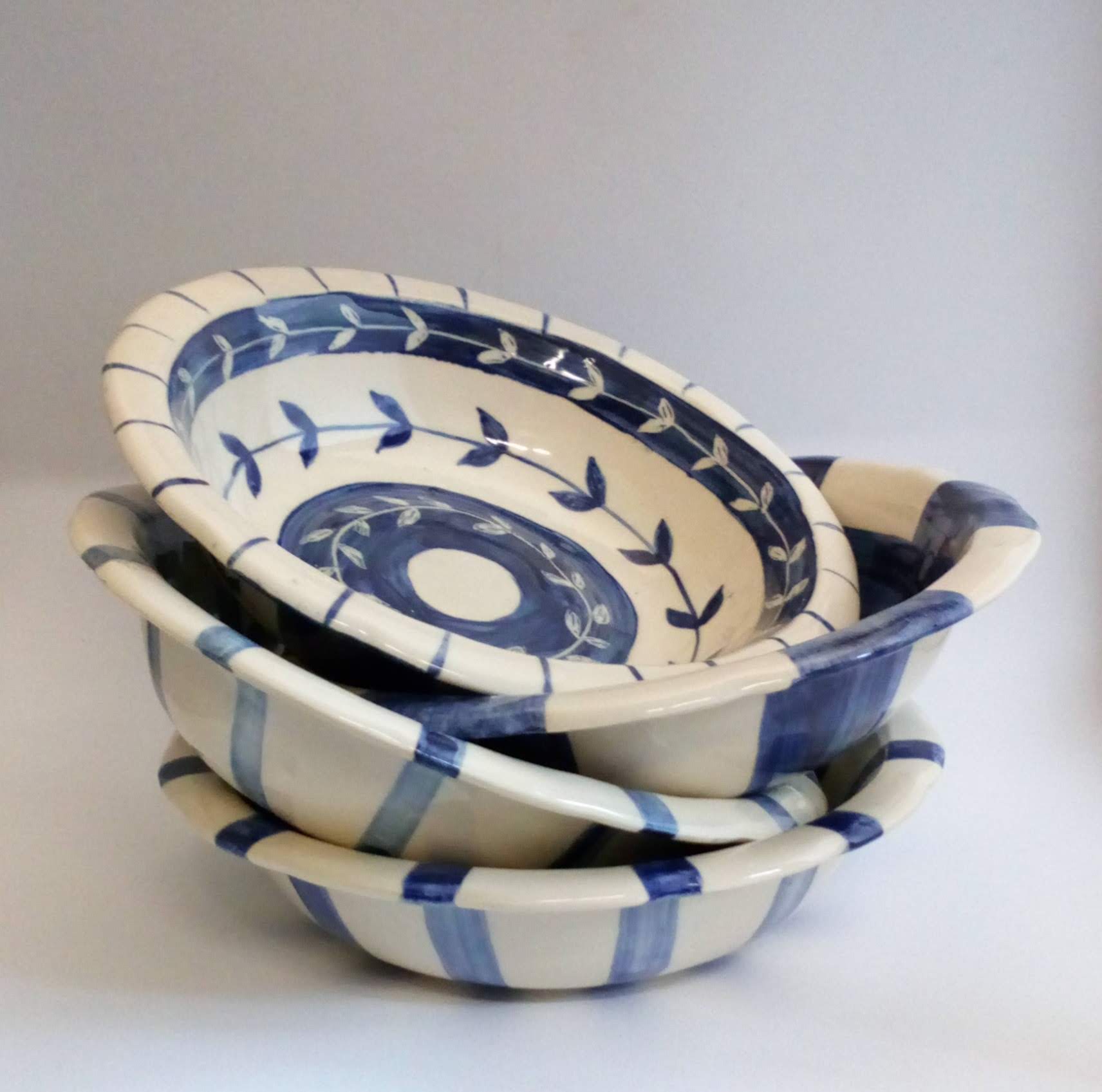 Taza plato colador y tapa de cerámica artesanal GEA.