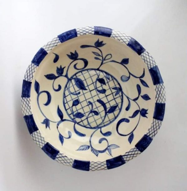 Fuente de cerámica artesanal GEA