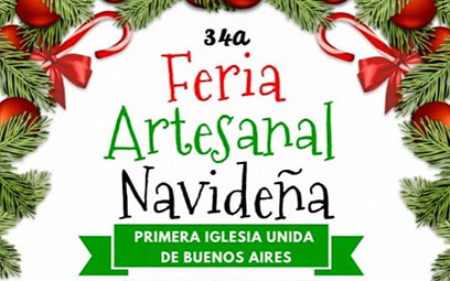 Gea estará presente en la Feria Artesanal Navideña en Primera Iglesia Unida de Buenos Aires, Acassuso encontrá tus regalos para esperar a Papá Noel